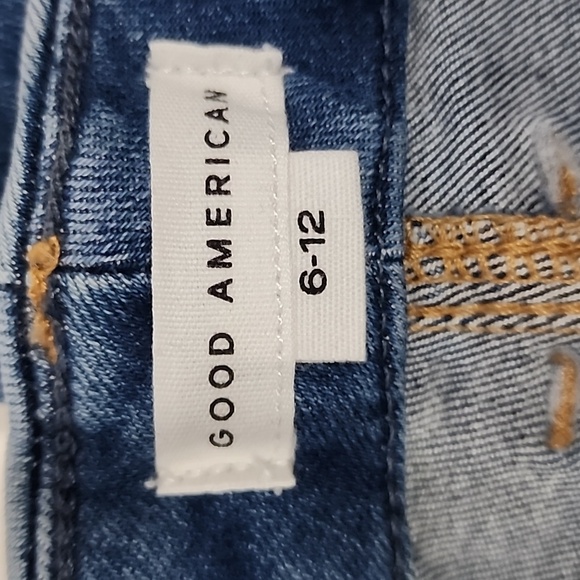 GOOD AMERICAN  ANKLE CROP JEANS/ SIZE 6-12 - Picture 4 of 10